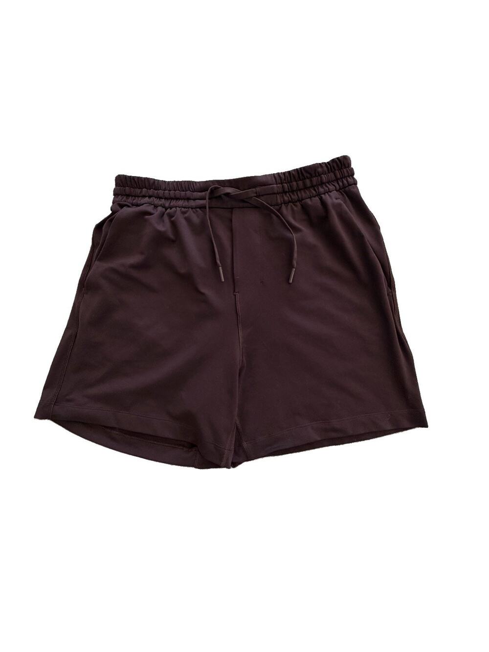 Lululemon Men's City Sweat Shorts Elastic Drawstring Logo Sz M Eggplant Purple